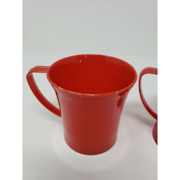 Beacon Plastic Picnic Plates Snack Trays Camping Dishes and Cups 12 pcs VINTAGE - Picture 8 of 12